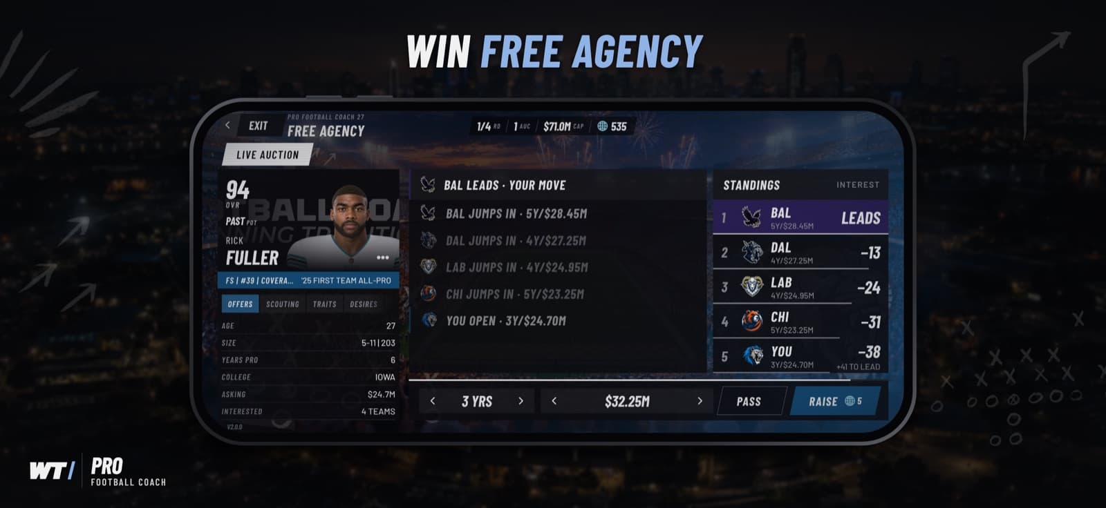Win Free Agency